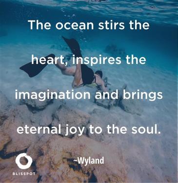 The ocean stirs the heart, inspires the imagination and brings eternal joy to the soul.