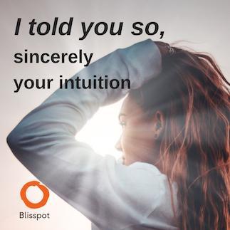 I told you so, sincerely your intuition.
