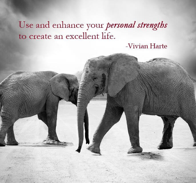 Use and enhance your personal strengths to create an excellent life.