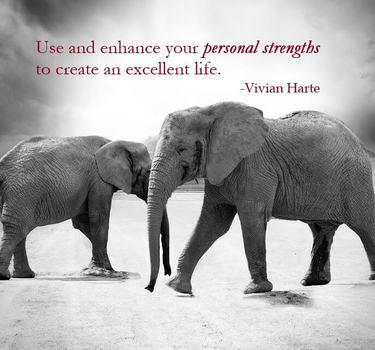 Use and enhance your personal strengths to create an excellent life.
