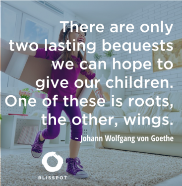 Giving our children roots and wings