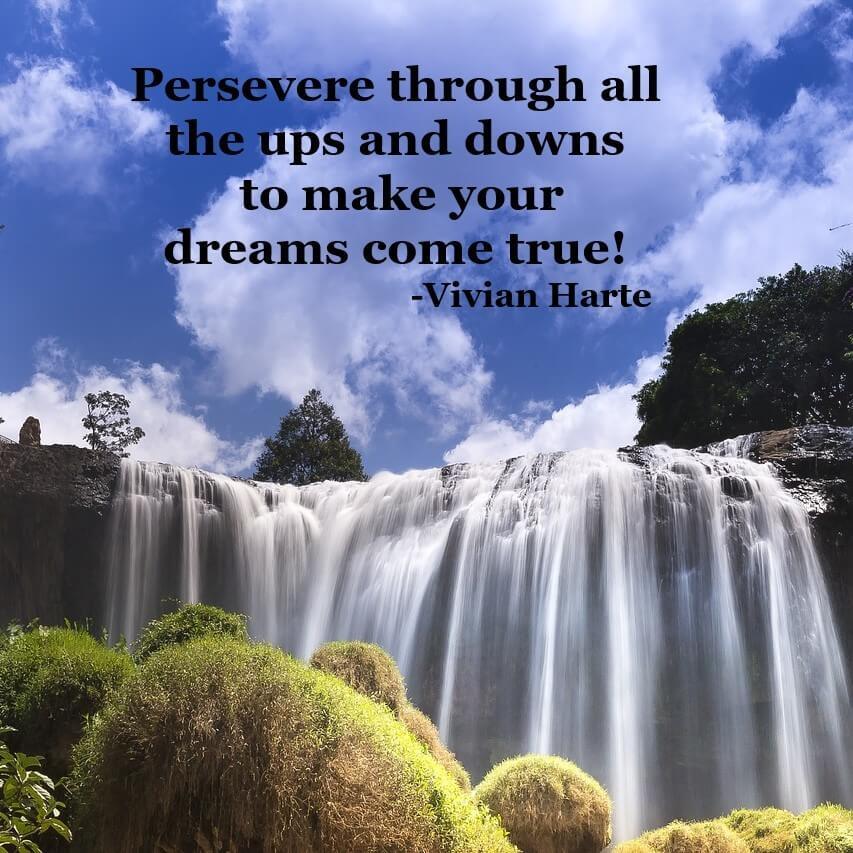 Persevere to Make Your Dreams Come True