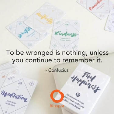 To be wronged is nothing, unless you continue to remember it.