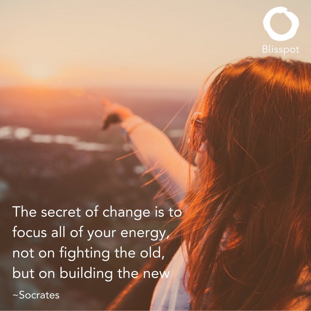 The secret of change is to focus all of your energy, not on fighting the old, but on building the new.