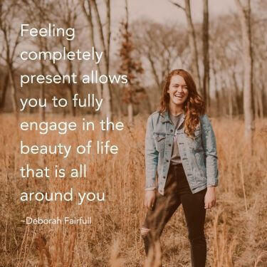 When you are lost in your thoughts, usually thinking about the past or worrying about the future, you are unable to focus on the