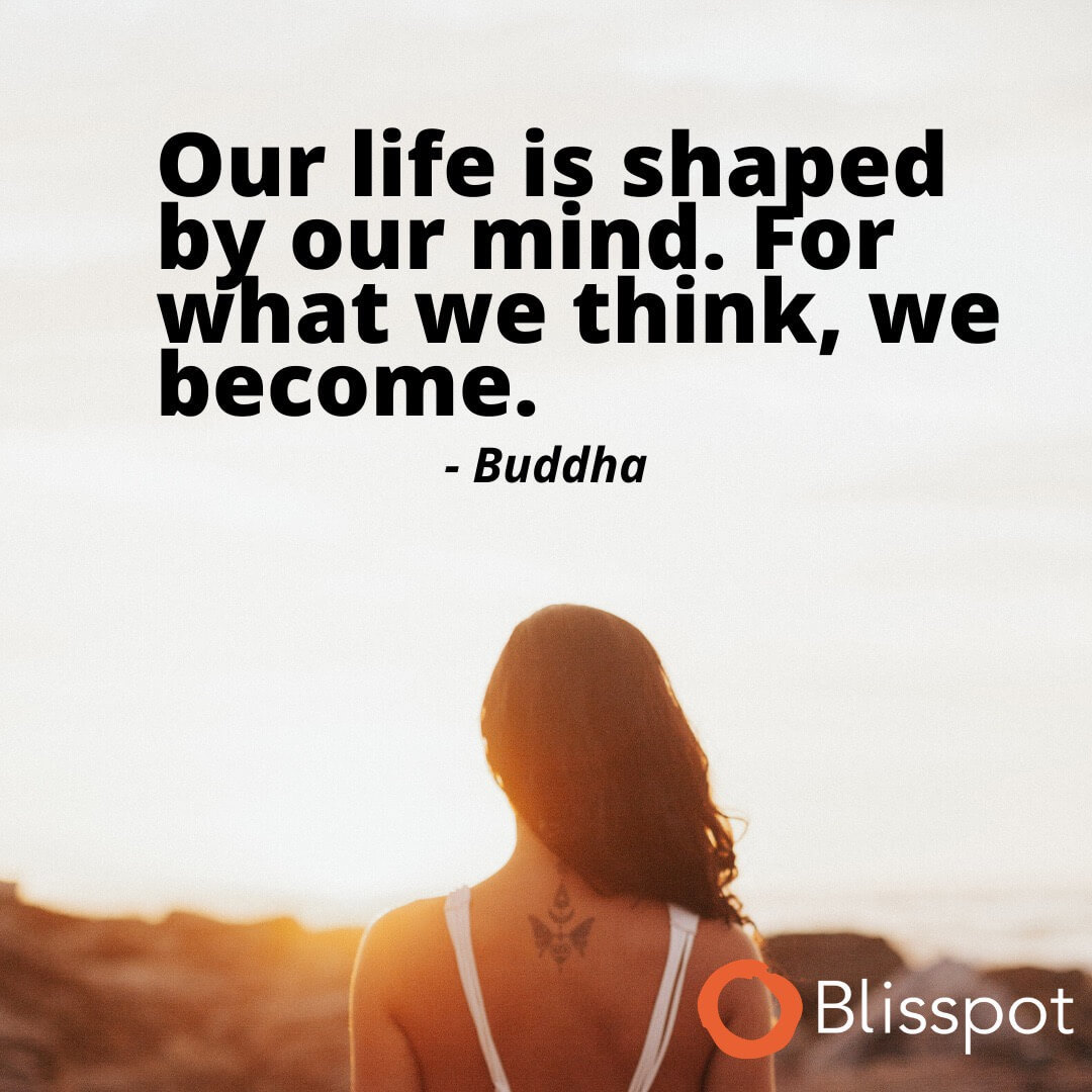 When you are lost in your thoughts, usually thinking about the past or worrying about the future, you are unable to focus on the