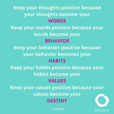 Keep you thoughts positive because your thoughts become your words.