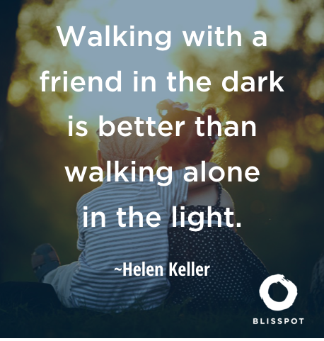 Walking with a friend